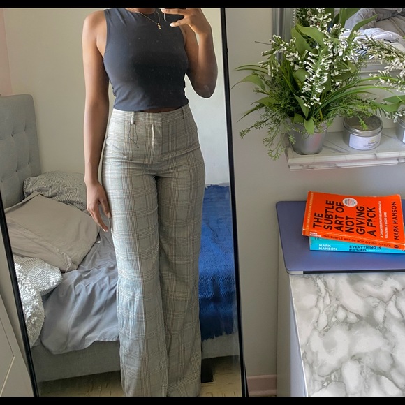 Checkered wide leg pants - Picture 4 of 4